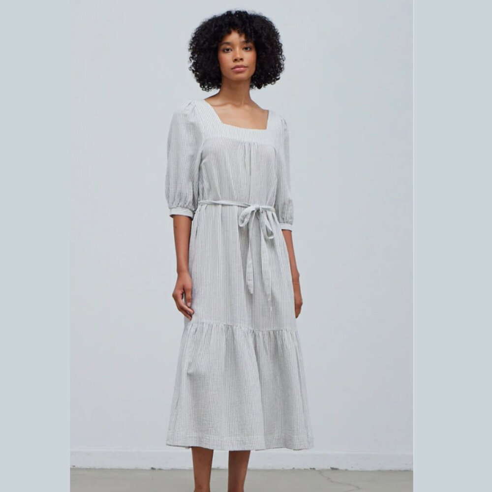 Neuflora Striped Midi Dress – Size Medium